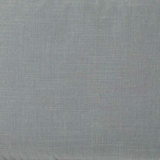 closer look at a Rectangular Linen cushion Cover in Grey colour