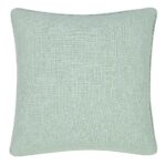 square cushion cover in mint green colour.
