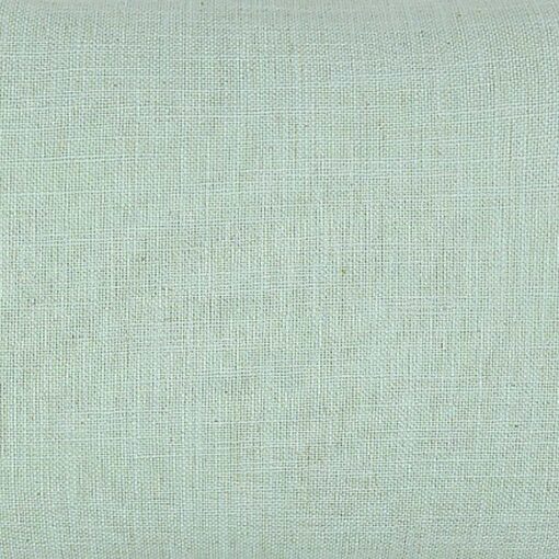 closer look at a Rectangular cushion cover in mint green colour.
