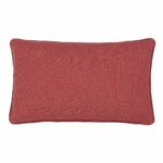 Rectangular cushion cover in Raspberry colour.