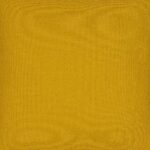 Close up image of plain mustard yellow cushion cover in 45cm x 45cm size