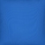 Close up view of Aegean blue outdoor cushion made of UV and water resistant fabric