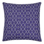 Photo of purple outdoor cushion cover in 45cm x 45cm size