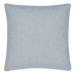 Image of pastel teal cushion in 45cm x 45cm size