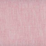 Close up image of flamingo pink cushion made of linen fabric