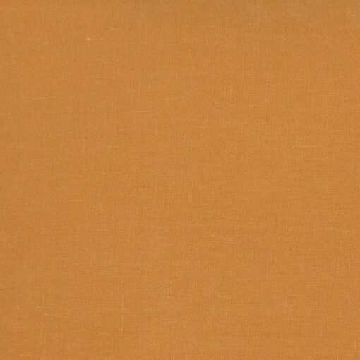 Linen cushion cover in mustard yellow color