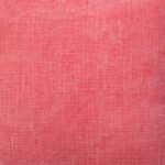 Close up image of red sand blasted cotton cushion cover