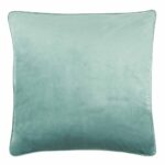 a velvet 45x45 cushion in mint colour