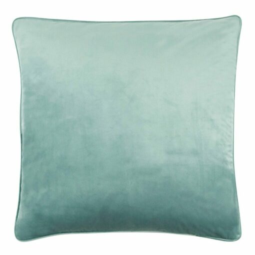 a velvet 45x45 cushion in mint colour