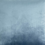 closer look at a Velvet cushion in Ocean Blue colour