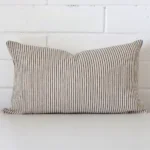 An alluring designer rectangle cushion cover. It features an attractive striped style.