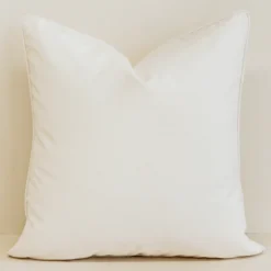 Cream Waterproof Outdoor Cushion Cover - Large