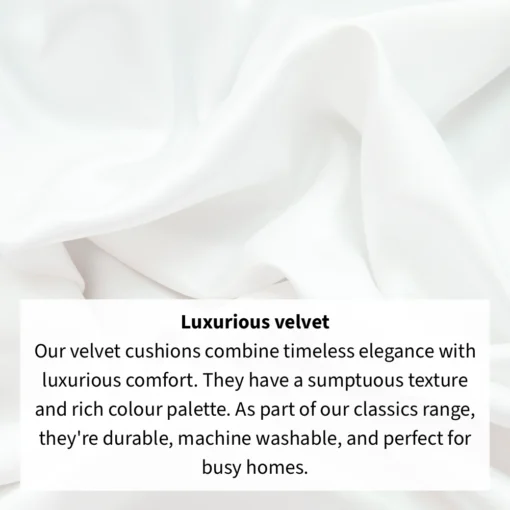 Folds of velvet linen material.