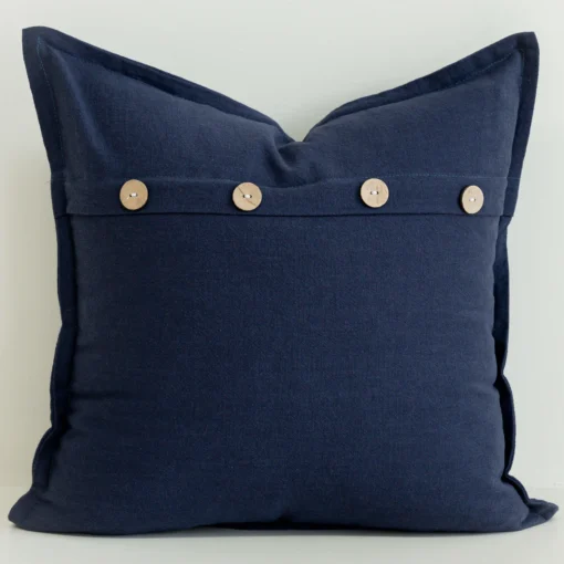 navy-linen-button-cushion-cover-SC1141-45