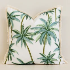 Palmera Waterproof Palm Leaf Outdoor Cushion Cover