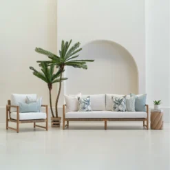 Stonebay Frond Outdoor Lounge Cushions Set - 7 Covers